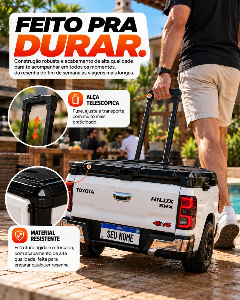 Mini Cooler Gearhead – Cooler dos Apaixonados por Carros & Churrasco