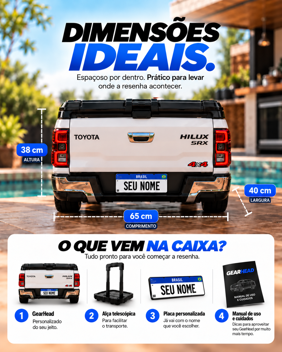 Mini Cooler Gearhead – Cooler dos Apaixonados por Carros & Churrasco